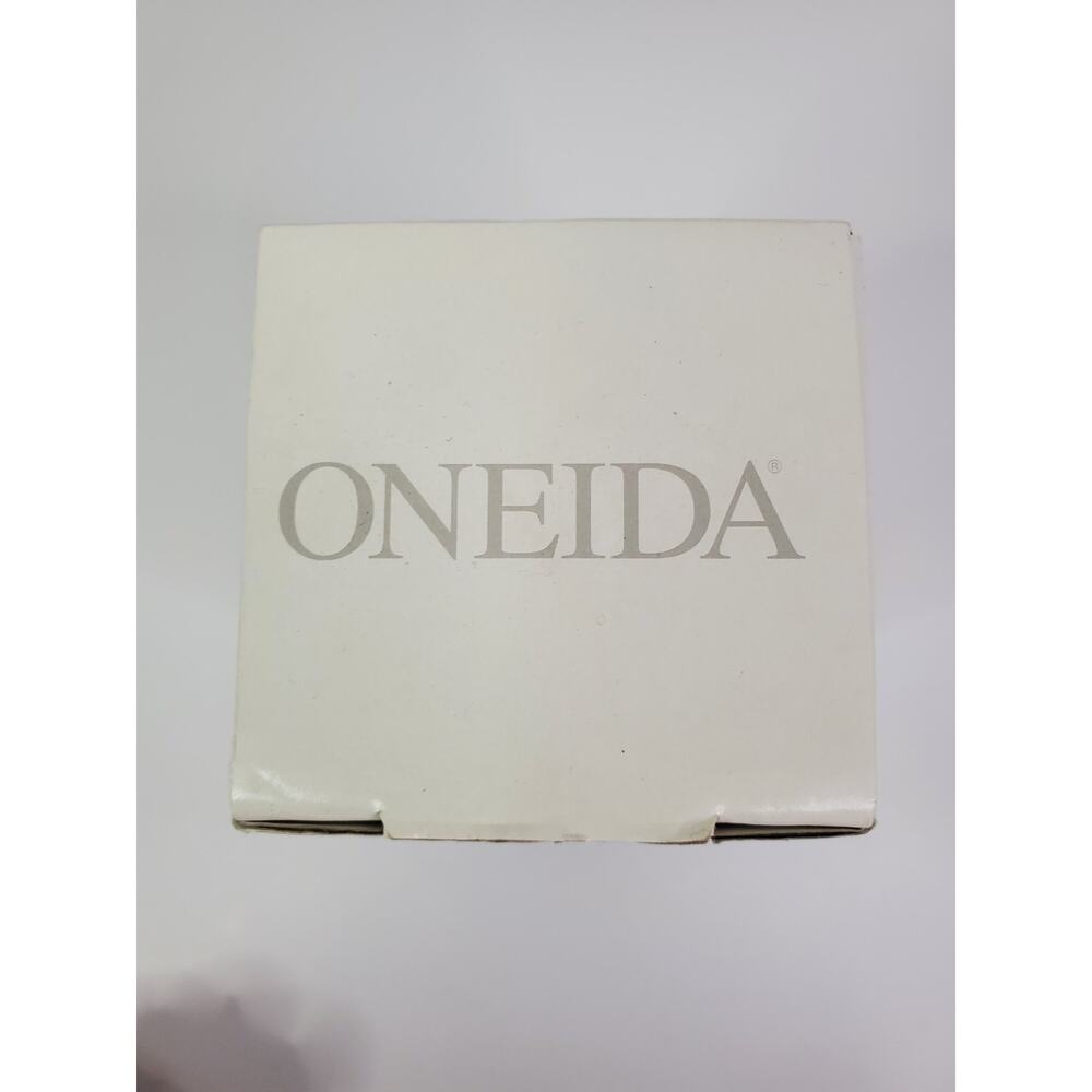 Vintage ONEIDA Crystal Celeste Bud Vase Germany 8” w/Box 1998 C092104 - Picture 6 of 9